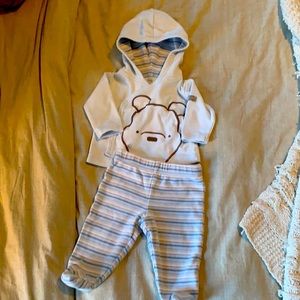 Winnie the Pooh hoodie and coordinating leggings